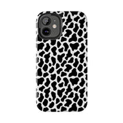Stylish Cow Print Tough Phone Case - Durable Protection for Animal Lovers