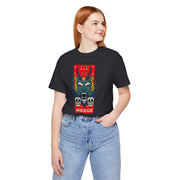 Merge Graphic Unisex Tee - Edgy Skull & Dragon Design