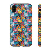 Playful Cat iPhone Case - Tough & Colorful Design