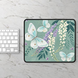 Botanical Butterfly Gaming Mouse Pad - Nature-Inspired Desk Accessory