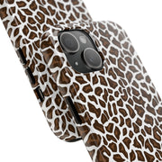 Stylish Leopard Print Tough Phone Case - Durable Protection for Your Device