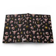 Mystical Skull & Sun Hardcover Journal - Dark Theme for Creatives