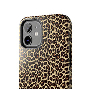 Leopard Print Tough Phone Case - Stylish & Durable Protection for Your Device