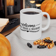 Welcome Family & Friends Ceramic Mug - Perfect for Home Gatherings