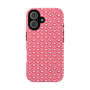 Tough Cases - Cute Pink Hearts iPhone Case for Valentine’s Day
