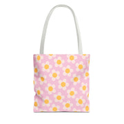 Cute Daisy Print Tote Bag for Spring Outings