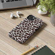 Giraffe Print Tough Phone Case - Stylish & Durable Protection for Animal Lovers