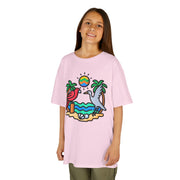 Tropical Birds Kids Tee - Fun Wildlife Design for Summer Adventures