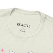 Cute Cat Devotion Unisex Short Sleeve Tee - Fun & Playful T-Shirt for Cat Lovers