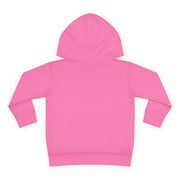 Jungle Buddy Toddler Fleece Hoodie - Cute Pink Elephant Design for Little Ones