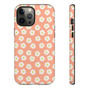 Floral Tough Phone Case with Daisy Design