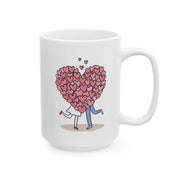 Whimsical Tree Hugger Ceramic Mug - 11oz & 15oz