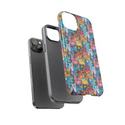 Playful Cat iPhone Case - Tough & Colorful Design