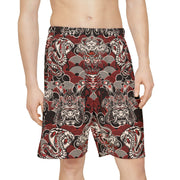 Bold Dragon Graphic Men’s Sports Shorts - Perfect for Gym and Outdoors