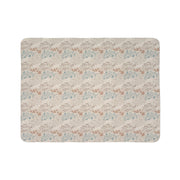 Cozy Floral Fleece Sherpa Blanket - Perfect for Home Decor & Gifting