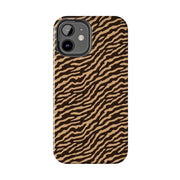 Wild Tiger Print Tough Phone Case – Durable Protection for Adventurers
