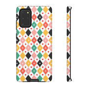 Colorful Hearts Samsung Galaxy Phone Case - Stylish Tough Cases for Everyday Protection