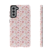 Cute Floral Tough Samsung Galaxy Phone Case for Kids & Teens