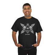 Devotree Skull Wings Unisex Heavy Cotton Tee - Edgy Graphic T-Shirt for Alternative Lifestyle