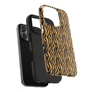 Wild Tiger Print Tough Phone Case - Stylish and Durable