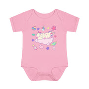 Cute Infant Baby Bodysuit with Playful Cloud Design