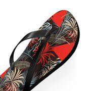 Tropical Print Flip Flops - Summer Vibes Sandals for Beach Lovers