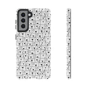 Cute Dog Pattern Samsung Galaxy Phone Case - Tough Cases for Pet Lovers