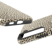 Leopard Print Tough Phone Case - Stylish & Durable Protection