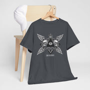 Devotree Skull Wings Unisex Heavy Cotton Tee - Edgy Graphic T-Shirt for Alternative Lifestyle