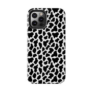 Stylish Cow Print Tough Phone Case - Durable Protection for Animal Lovers
