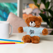 Cute Stuffed Animal with 'Love You' Tee - Perfect Gift for Kids and Beloved Ones