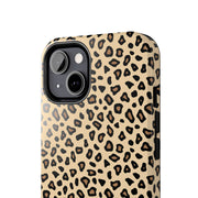 Leopard Print Tough Phone Case - Stylish Protection for Your Device