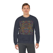 Vibrant Bohemian Unisex Crewneck Sweatshirt - Colorful Artistic Design