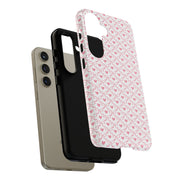 Stylish Samsung Galaxy Phone Case with Pink Ribbon Design