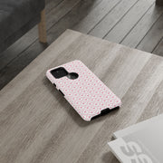 Pink Heart Pattern Google Pixel Tough Case - Stylish and Durable Phone Cover