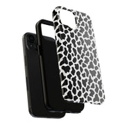 Stylish Cow Print Tough Phone Case - Durable Protection for Animal Lovers