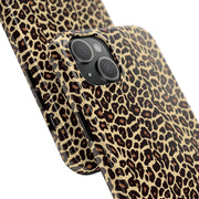 Leopard Print Tough Phone Case - Stylish & Durable Protection for Your Device