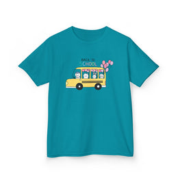 Back to School Kids Tee - Fun Green Cotton T-Shirt