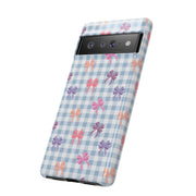 Bow-Patterned Google Pixel Phone Case - Stylish Protection for Your Device