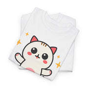 Cute Cat Printed Unisex Heavy Cotton Tee