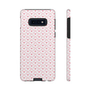 Stylish Samsung Galaxy Phone Case with Pink Ribbon Design