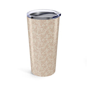 Elegant Floral 20oz Tumbler - Insulated Travel Mug for Coffee & Tea Lovers