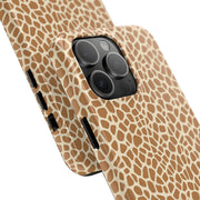 Giraffe Print Tough Phone Case for Animal Lovers