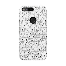 Cute Dog Pattern Google Pixel Phone Case - Tough Cases for Pet Lovers
