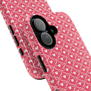 Tough Cases - Cute Pink Hearts iPhone Case for Valentine’s Day