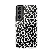 Stylish Cow Print Tough Phone Case - Durable Protection for Animal Lovers