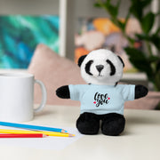 Cute Stuffed Animal with 'Love You' Tee - Perfect Gift for Kids and Beloved Ones