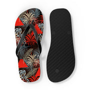 Tropical Print Flip Flops - Summer Vibes Sandals for Beach Lovers
