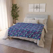 Cozy mermaid Pattern Soft Blanket – Perfect for Home Décor & Gifts