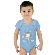 Cute Unicorn Space Adventure Infant Bodysuit - Baby Onesie for Newborns